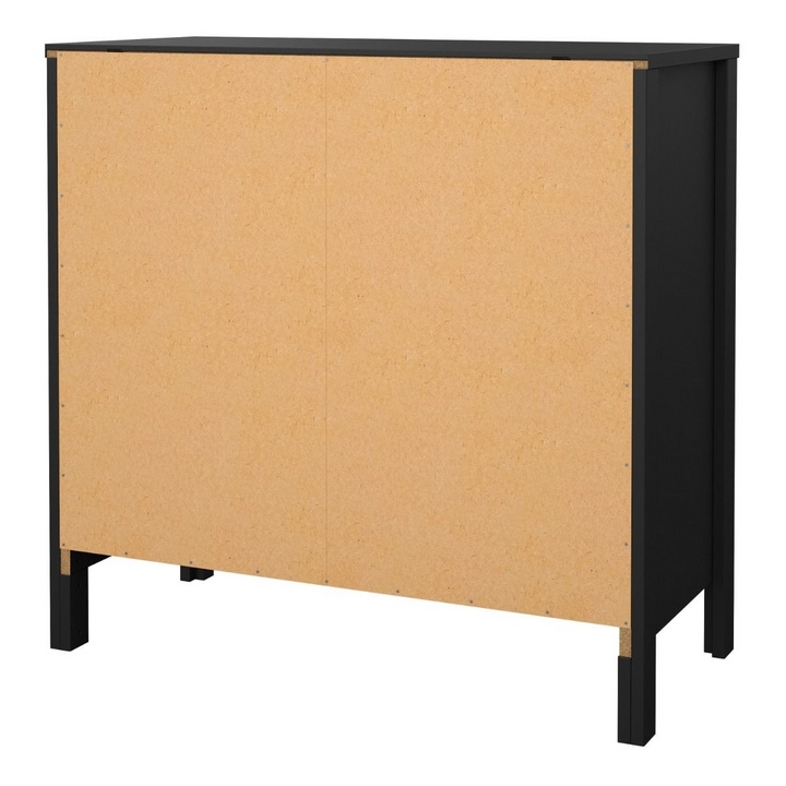 Hindley Chest 3 Drawers in Matt Black | Chest of Drawers | Drawers 