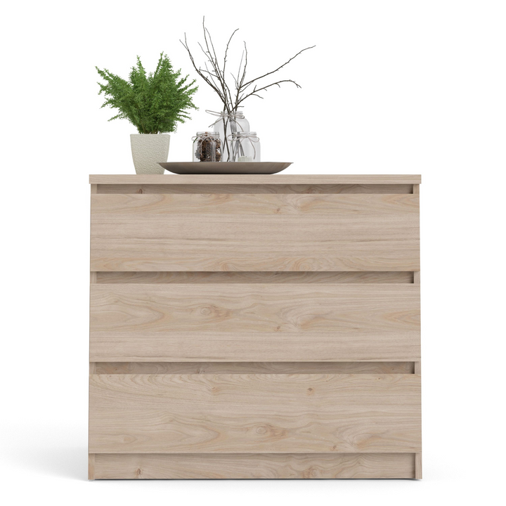 Brook Chest of 3 Drawers in Jackson Hickory Oak | Chest of Drawers | Drawers 