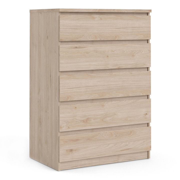 Brook Chest of 5 Drawers in Jackson Hickory Oak | Chest of Drawers | Drawers 