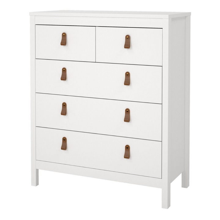 Droitwich Chest 3+2 Drawers in White | Chest of Drawers | Drawers 