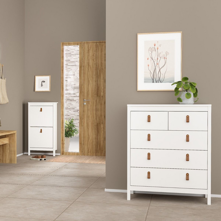 Droitwich Chest 3+2 Drawers in White | Chest of Drawers | Drawers 