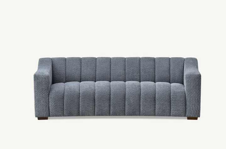 Aluxo Astoria 3 Seater Sofa in Iron Boucle Fabric| Three Seater Sofa | 3 Seater Sofa | Sofas