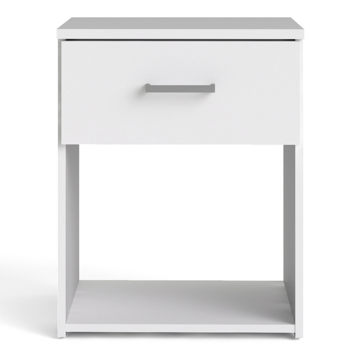 Longton Bedside 1 Drawer in White | Bedside Cabinet | Bedside Cabinets | Bedroom Cabinet