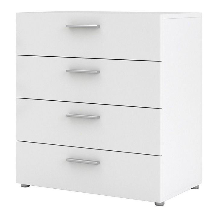 Ende Chest of 4 Drawers in White | Chest of Drawers | Drawers 