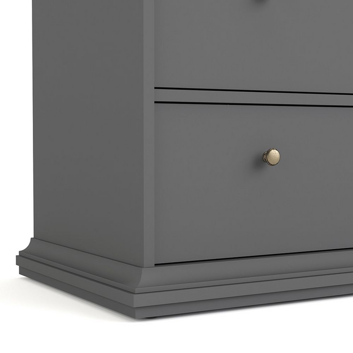 Solihull Chest of 4 Drawers in Matt Grey | Chest of Drawers | Drawers 