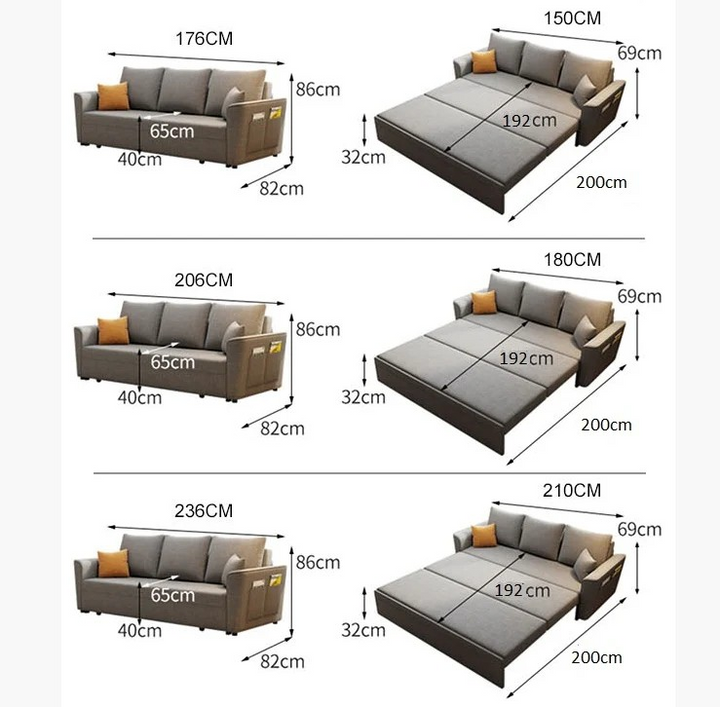 Chatham Sofa Bed, Linen | Sofa Bed | Sofa | Sofa Set 