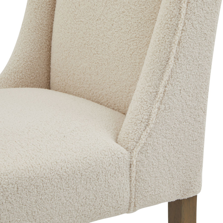 Peterhead Bouclé Dining Chair | Dining Chair | Fabric Dining Chair | Wooden Dining Chair