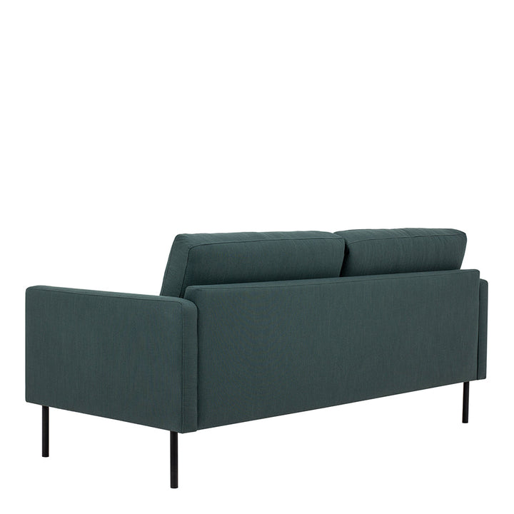 Woolwich 2.5 Seater Sofa - Dark Green, Black Legs | Two Point Five Seater Sofa | Sofa