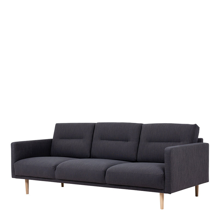 Woolwich 3 Seater Sofa - Anthracite, Oak Legs | Three Seater Sofa | Sofa