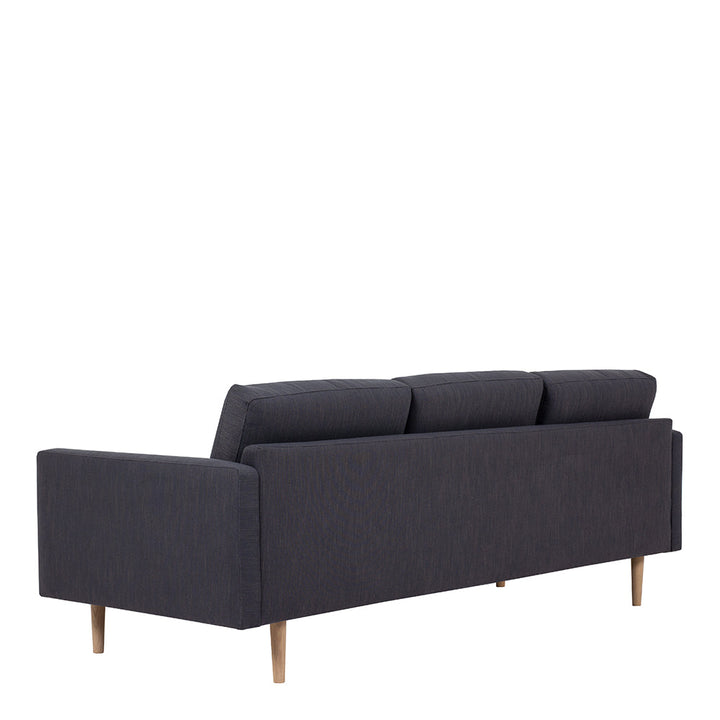 Woolwich 3 Seater Sofa - Anthracite, Oak Legs | Three Seater Sofa | Sofa