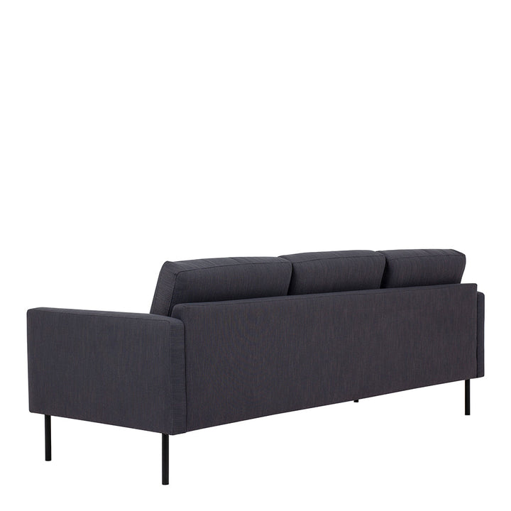 Woolwich 3 Seater Sofa - Anthracite, Black Legs | Three Seater Sofa | Sofa