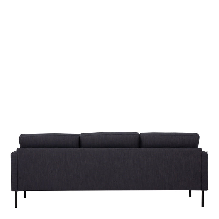 Woolwich 3 Seater Sofa - Anthracite, Black Legs | Three Seater Sofa | Sofa