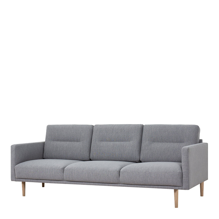 Woolwich 3 Seater Sofa - Grey, Oak Legs | Three Seater Sofa | Sofa