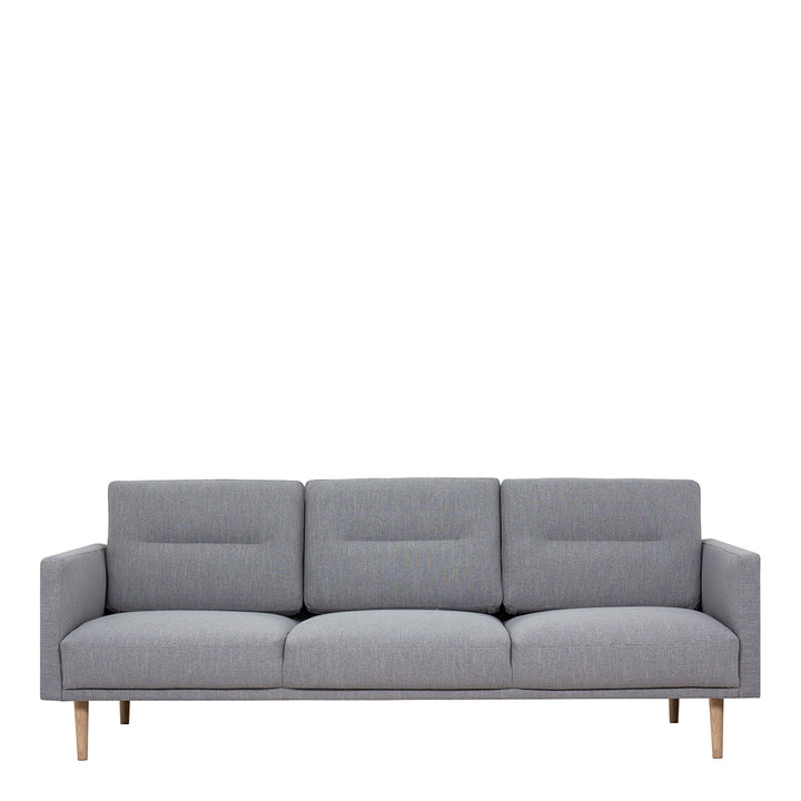 Woolwich 3 Seater Sofa - Grey, Oak Legs | Three Seater Sofa | Sofa