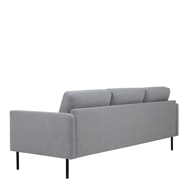 Woolwich 3 Seater Sofa - Grey, Black Legs | Three Seater Sofa | Sofa