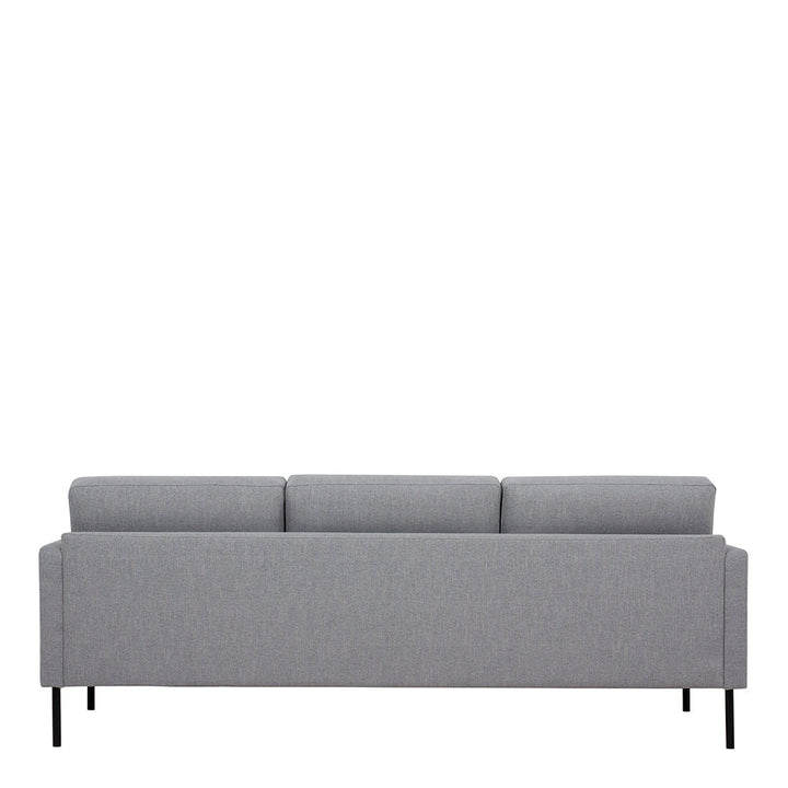 Woolwich 3 Seater Sofa - Grey, Black Legs | Three Seater Sofa | Sofa