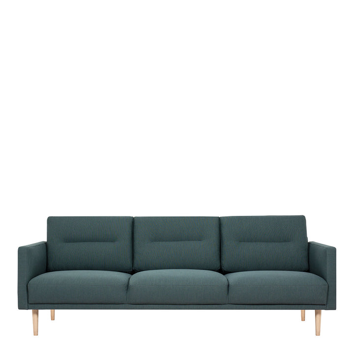 Woolwich 3 Seater Sofa - Dark Green, Oak Legs | Three Seater Sofa | Sofa