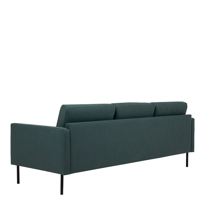 Woolwich 3 Seater Sofa - Dark Green, Black Legs | Three Seater Sofa | Sofa