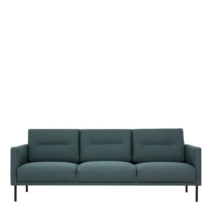 Woolwich 3 Seater Sofa - Dark Green, Black Legs | Three Seater Sofa | Sofa