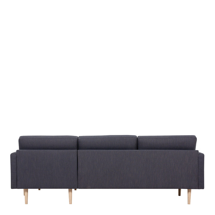 Woolwich Chaiselongue Sofa (RH) - Anthracite, Oak Legs | Chaise longue Sofa | Sofa