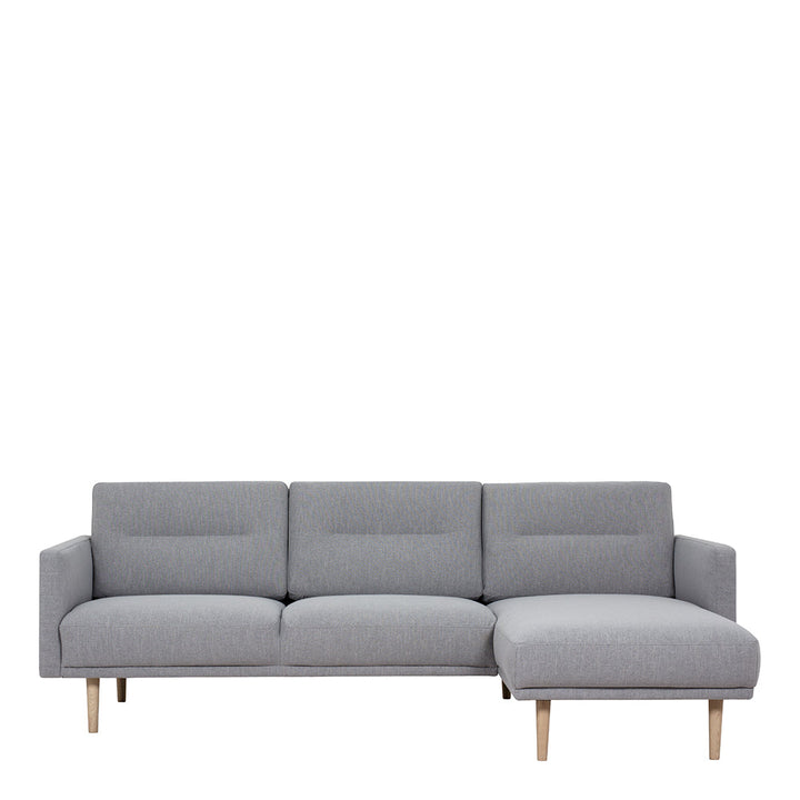 Woolwich Chaiselongue Sofa (RH) - Grey, Oak Legs | Chaise longue Sofa | Sofa
