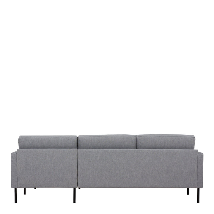 Woolwich Chaiselongue Sofa (RH) - Grey, Black Legs | Chaise longue Sofa | Sofa