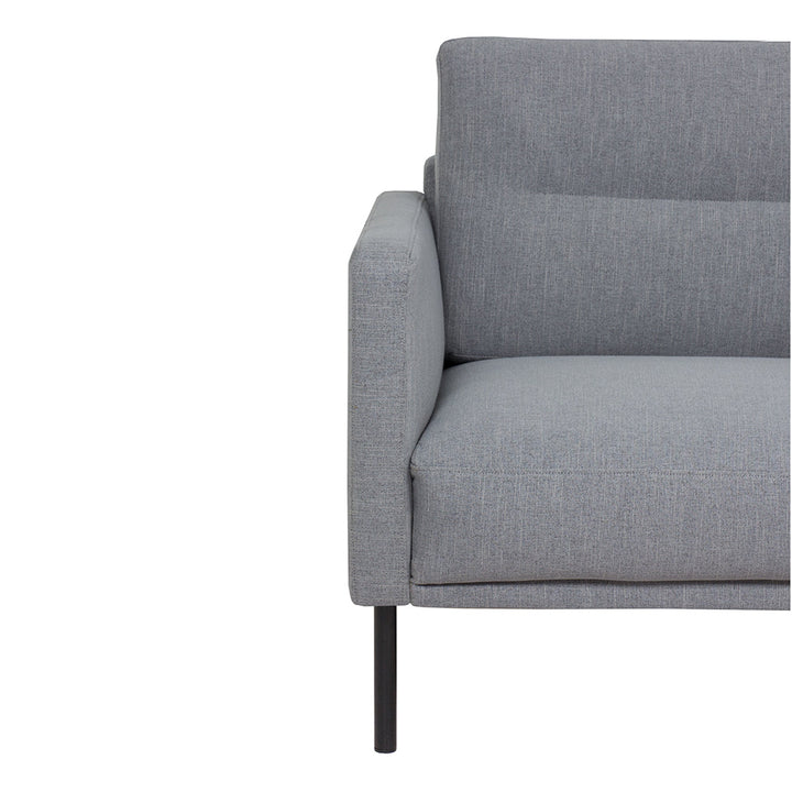 Woolwich Chaiselongue Sofa (RH) - Grey, Black Legs | Chaise longue Sofa | Sofa