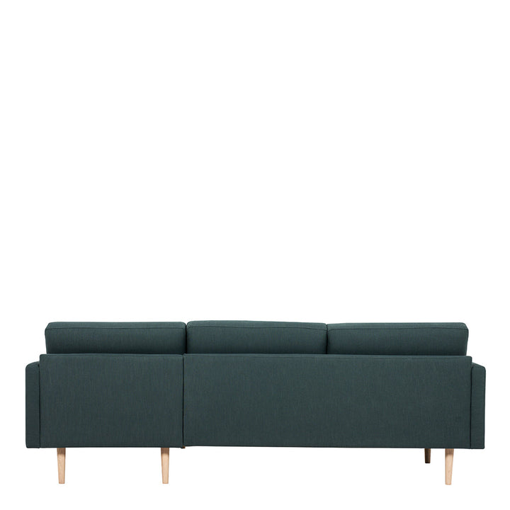 Woolwich Chaiselongue Sofa (RH) - Dark Green, Oak Legs | Chaise longue Sofa | Sofa