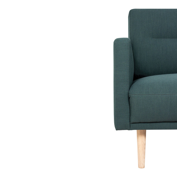 Woolwich Chaiselongue Sofa (RH) - Dark Green, Oak Legs | Chaise longue Sofa | Sofa