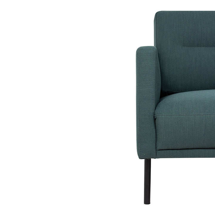Woolwich Chaiselongue Sofa (RH) - Dark Green, Black Legs | Chaise longue Sofa | Sofa