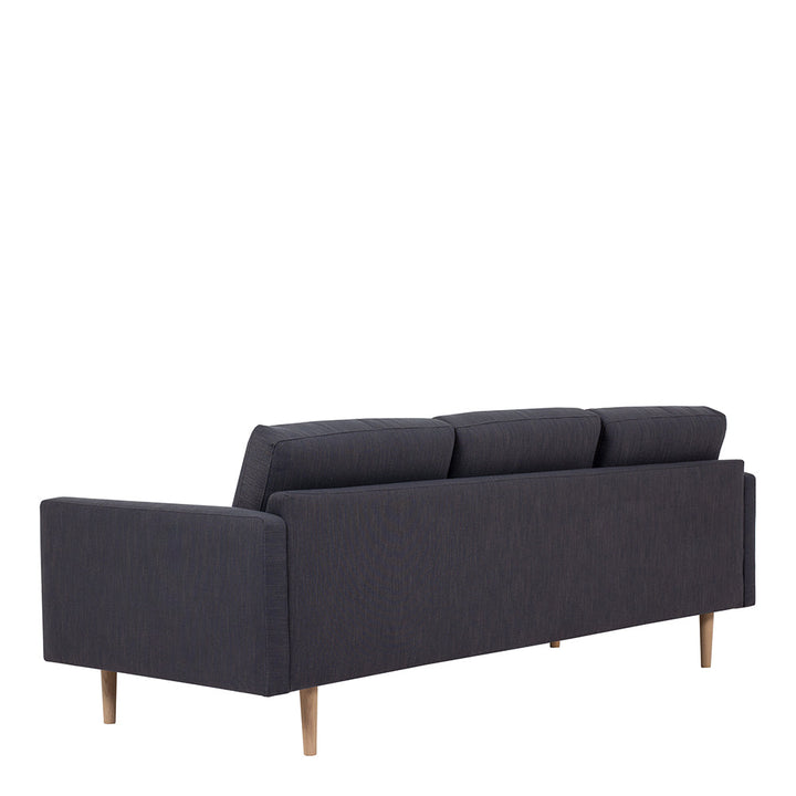 Woolwich Chaiselongue Sofa  (LH) - Anthracite, Oak Legs | Chaise longue Sofa | Sofa