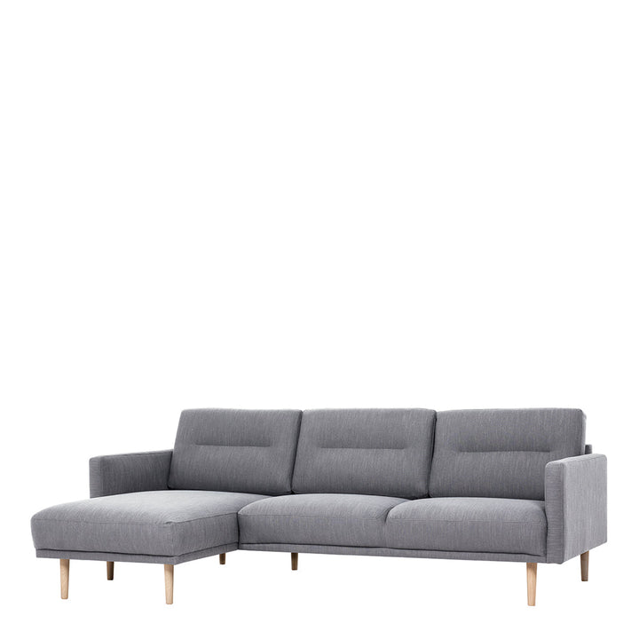 Woolwich Chaiselongue Sofa  (LH) - Grey, Oak Legs | Chaise longue Sofa | Sofa