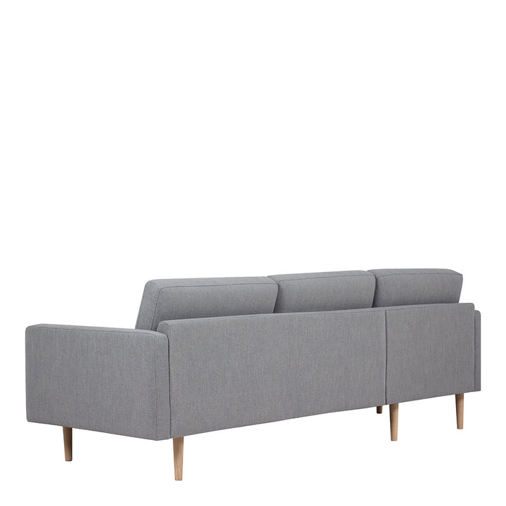 Woolwich Chaiselongue Sofa  (LH) - Grey, Oak Legs | Chaise longue Sofa | Sofa
