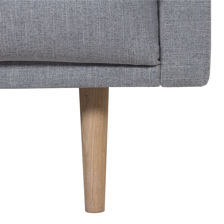 Woolwich Chaiselongue Sofa  (LH) - Grey, Oak Legs | Chaise longue Sofa | Sofa