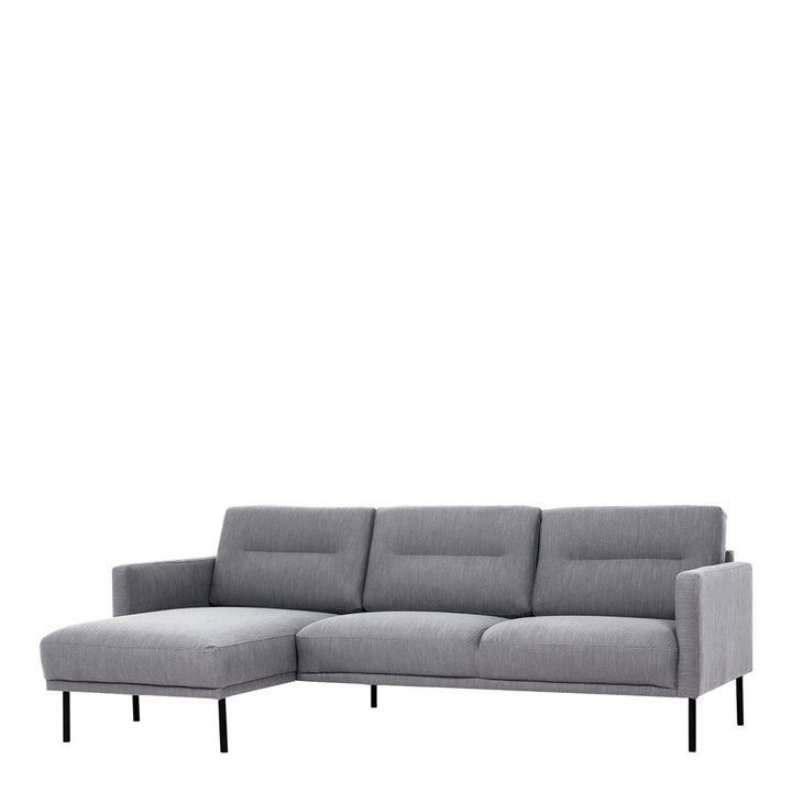 Woolwich Chaiselongue Sofa (LH) - Grey , Black Legs | Chaise longue Sofa | Sofa