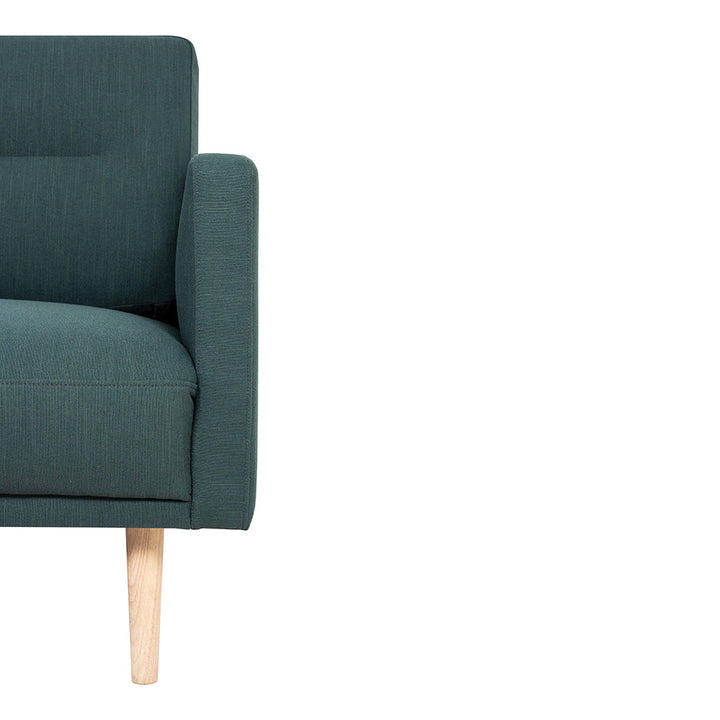 Woolwich Chaiselongue Sofa  (LH) - Dark Green, Oak Legs | Chaise longue Sofa | Sofa